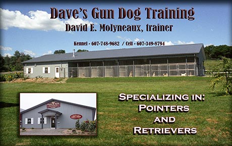 Dave's Gun Dog Training Main Kennel Facility
