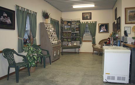 Dave's Gun Dog Training Kennel lobby